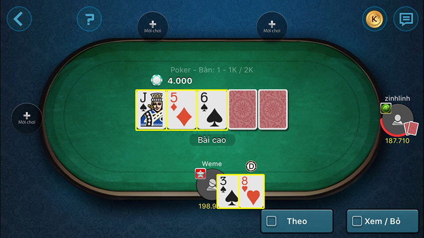 Bật mí chiến thuật đánh poker chuẩn cao thủ cho người mới