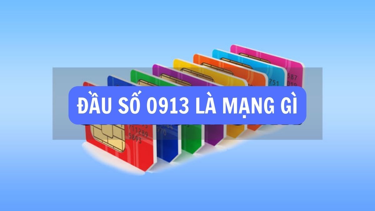 Đầu số 0913 là mạng gì
